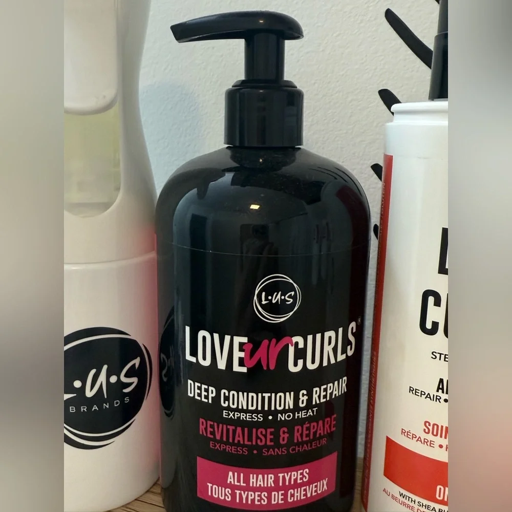 LUS Luv Ur Curls shampoo conditioner repair lot bundle of 7 - Picture 7 of 9